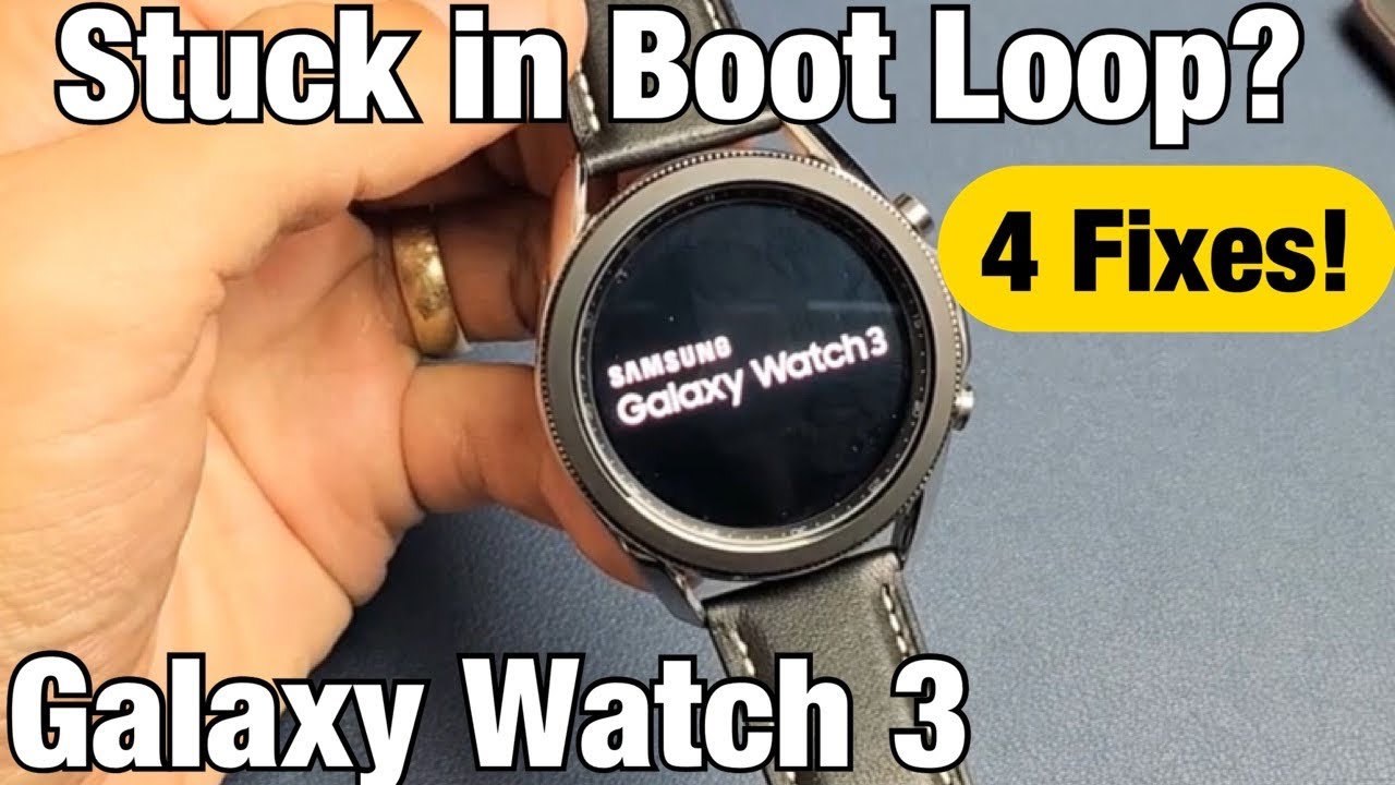 Galaxy Watch 3: Stuck in Boot Loop? 4 Fixes!