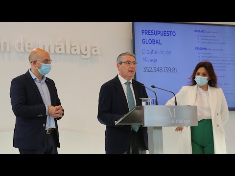 Presentacin de los presupuestos de la Diputacin para 2022