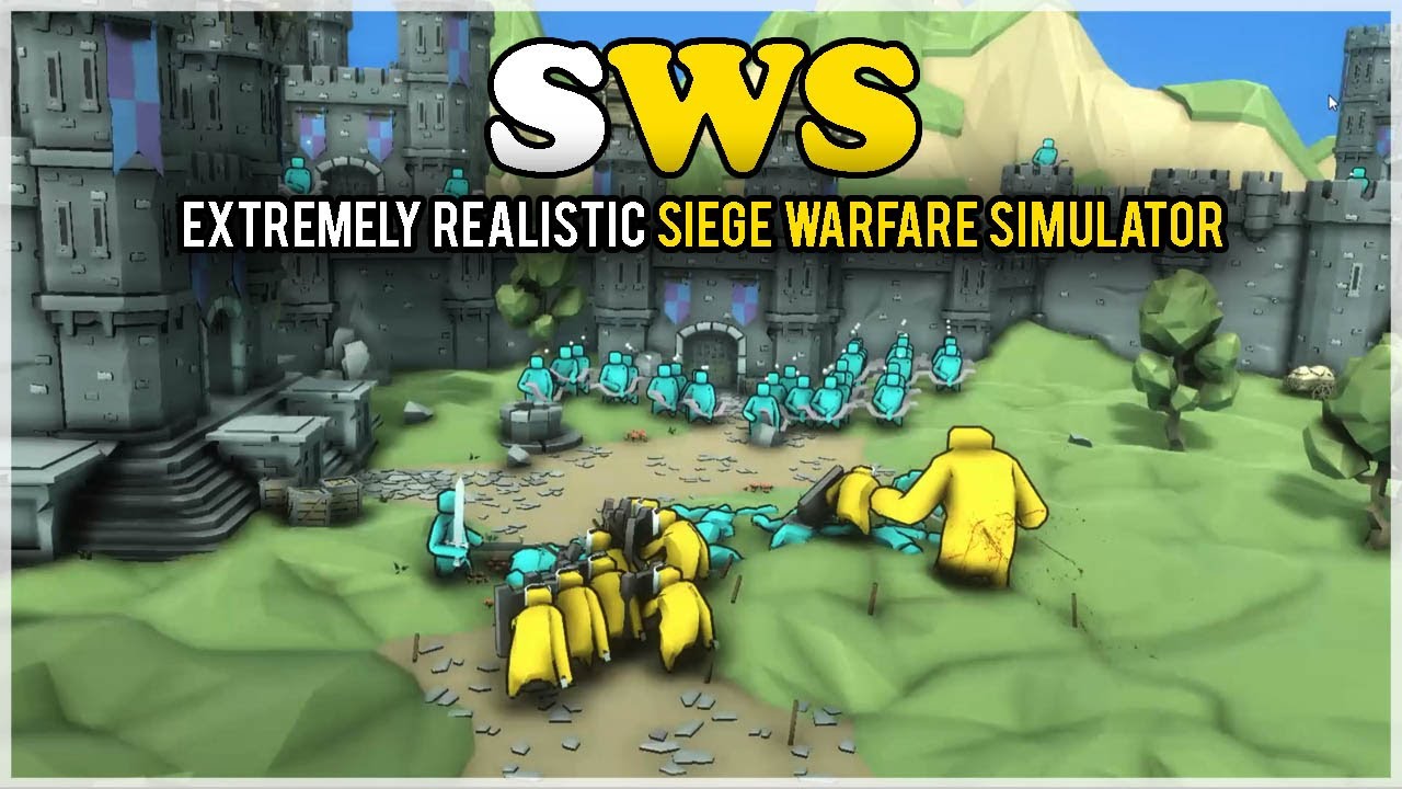 Vídeo de jogabilidade de Extremely Realistic Siege Warfare Simulator  PC