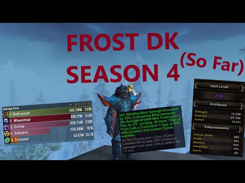Frost DK Season 4 Thoughts and Progress!