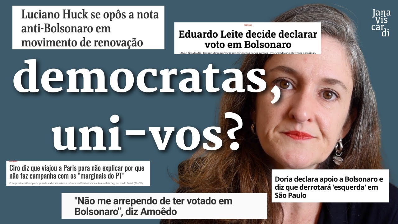 DEMOCRATAS, UNI-VOS? UM MANIFESTO, POUCA AUTOCRÍTICA | JANA VISCARDI