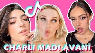 Charli D'amelio TikTok Compilation With Her Friends Madi & Avani