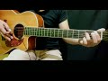 tutorial intro enter sandman metallica accoustic guitar