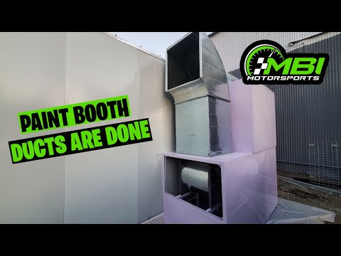 How to install paint booth ducting
