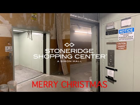 MERRY X-MAS! Montgomery Square Hydraulic Freight Elevators-Stoneridge Shopping Center-Pleasanton, CA