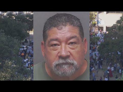 Man charged after online threats ahead of 'No Kings' Protest; Graffiti appears across District 9