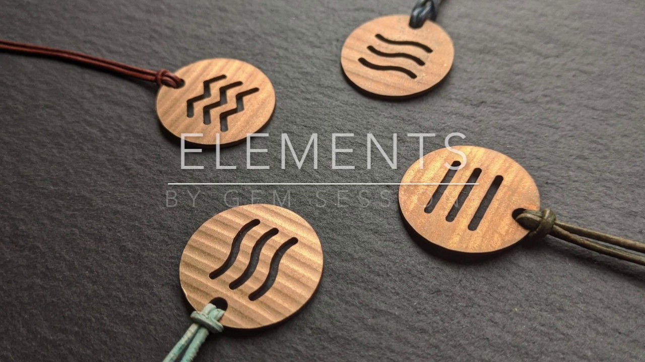 GEM SESSIONS - ELEMENTS Collection (Bronze Jewelry Pendants)