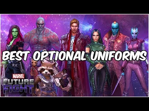 TOP 10 UNIFORM OPTIONS! ENDGAME 2019 - Marvel Future Fight