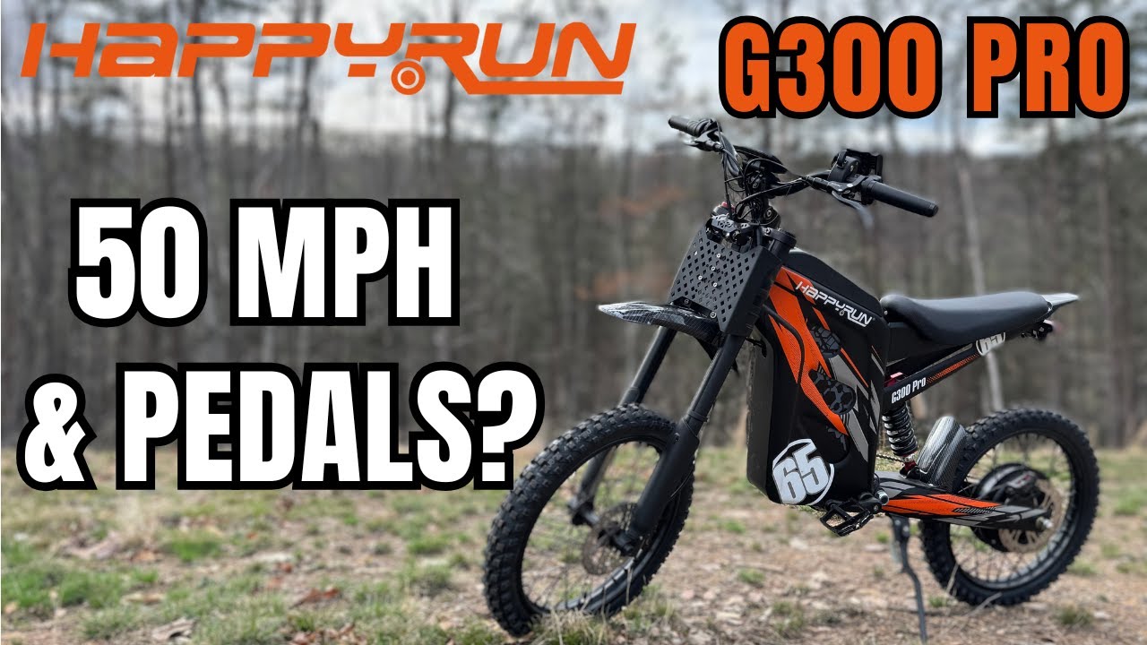 NEW 72V Electric Dirt Bike - HappyRun G300 Pro Review