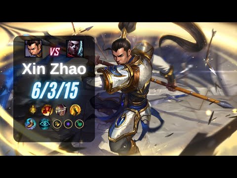 XIN ZHAO JUNGLE vs EKKO - EUW LoL Challenger Patch 14.3