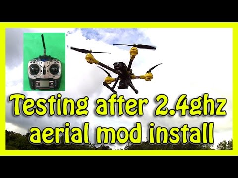 K70 Sky Warrior flight #2 after a 2.4ghz aerial upgrade to the controller