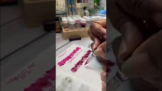 Swatching 🩷💜 forgotten inks - ep 16: bold or muted?