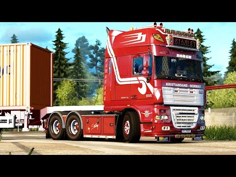 ETS 2 1.26 [open beta] DAF XF105 Kristiansand - Stavanger