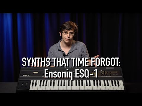The Ensoniq ESQ-1: Synths that Time Forgot
