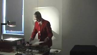 Egnekn Montgomery performs a lamination ritual in Philadelphia, Nov. 9, 2009 1/3