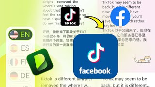 Meta is wearing Tiktok's coat -How to Translate Your Video into Multip