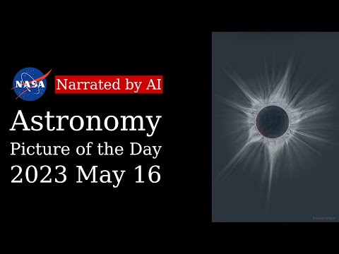 APOD: 2023-05-16 - Total Eclipse: The Big Corona (Narrated by Amy)