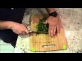 How To Chop Spinach Cooking Tutorial
