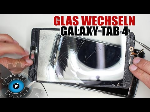 Samsung Galaxy Tab 4 Glas Digitizer Wechseln Tauschen Reparieren [Deutsch/German] Glass Repair