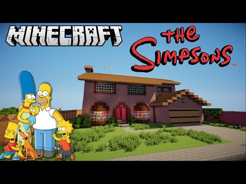 SmallishBeans - The Simpsons House in Minecraft Timelapse