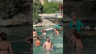 ?Pamukkale Turkey  The Wonder Of Nature -Sunny Day☀️ #pamukkale #cleopatra #pool