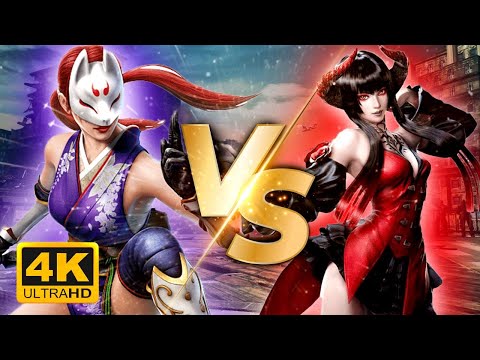 KUNIMITSU VS ELIZA | TEKKEN 7 Gameplay [ 4K HDR Maximum Settings RTX ON ]