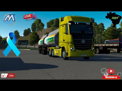 ETS2 1.56 MAPA RBR BORA RODAR  COM  MERCEDES  BENZ