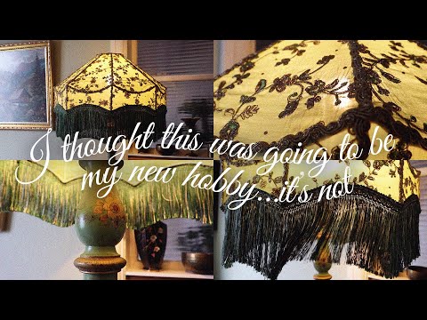 Customising and Covering a Lampshade | An Homage to the 1920's