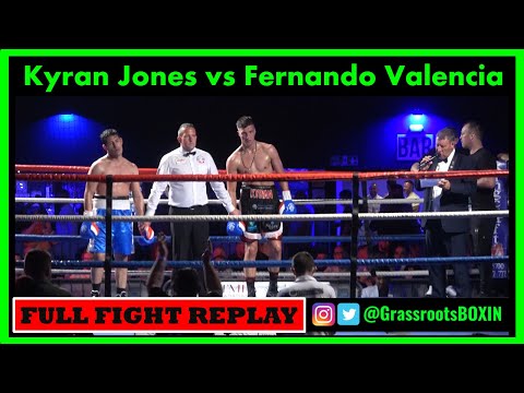 Kyran Jones vs Fernando Valencia - FULL FIGHT - Mo Prior/TM14 Promotions - Cardiff 25th June 2022