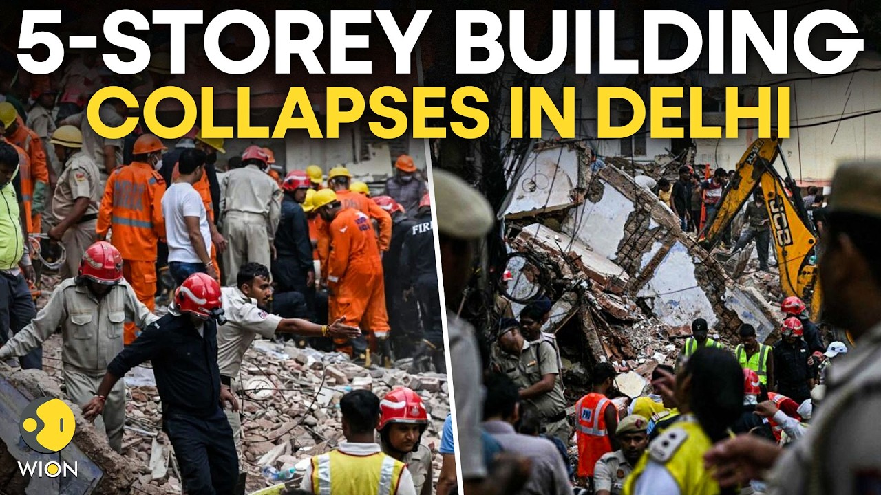 Delhi Building Collapse LIVE: 5-Storey Building Collapses in Seemapuri, Several Feared Trapped |WION
