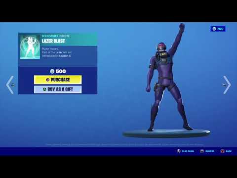 fortnite emote lazer blast bass boosted