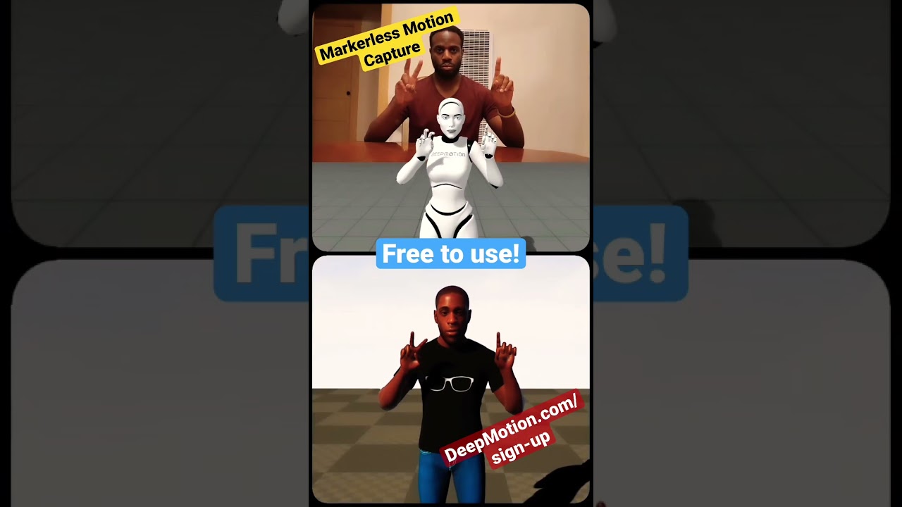 DeepMotion: Markerless Hand &amp; Face Tracking demo by @Stillwat3rLA  | Motion Capture From Any Video