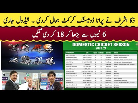 Pakistan Domestic Season 2023-24 Schedule | Quaid-e-Azam Trophy, National T20 Cup, Pakistan Cup 2023