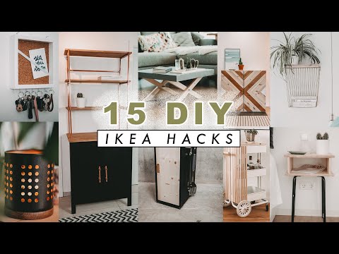 15 DIY Ikea hacks – upcycling ideas in a boho/Scandi look – quick and easy | EASY ALEX