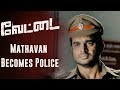 Vettai Mathavan Becomes Police R Madhavan Arya Amala Paul Sameera Reddy N Lingusamy