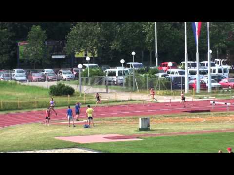 300m prepone [Ž], I. skupina, Lara Jednačak i Ema Glas - Pojedinačno PH za kadete i kadetkinje 2013