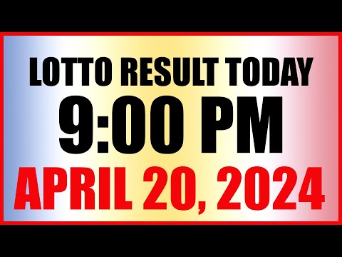 Lotto Result Today 9pm Draw April 20, 2024 Swertres Ez2 Pcso