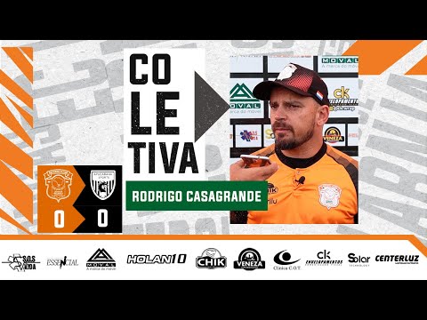 Coletiva Rodrigo Casagrande - EC Laranja Mecânica 2x1 Prudentópolis 3ª Rodada Paranaense 2ªDivisão