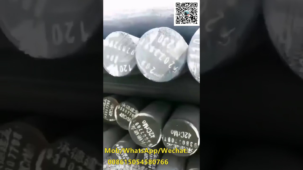 42CrMo4/4140grade round bars are ready for alloy seamless pipes production