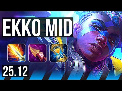 EKKO vs MALZAHAR (MID) | 8/3/14, 600+ games | KR Master | 25.12