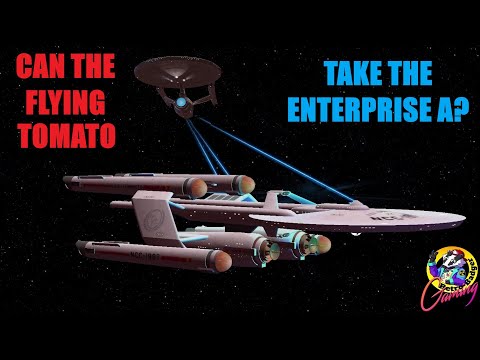 Can The Flying TOMATO EAT the Enterprise A? - Star Trek Ship Battles - Bridge Commander -
