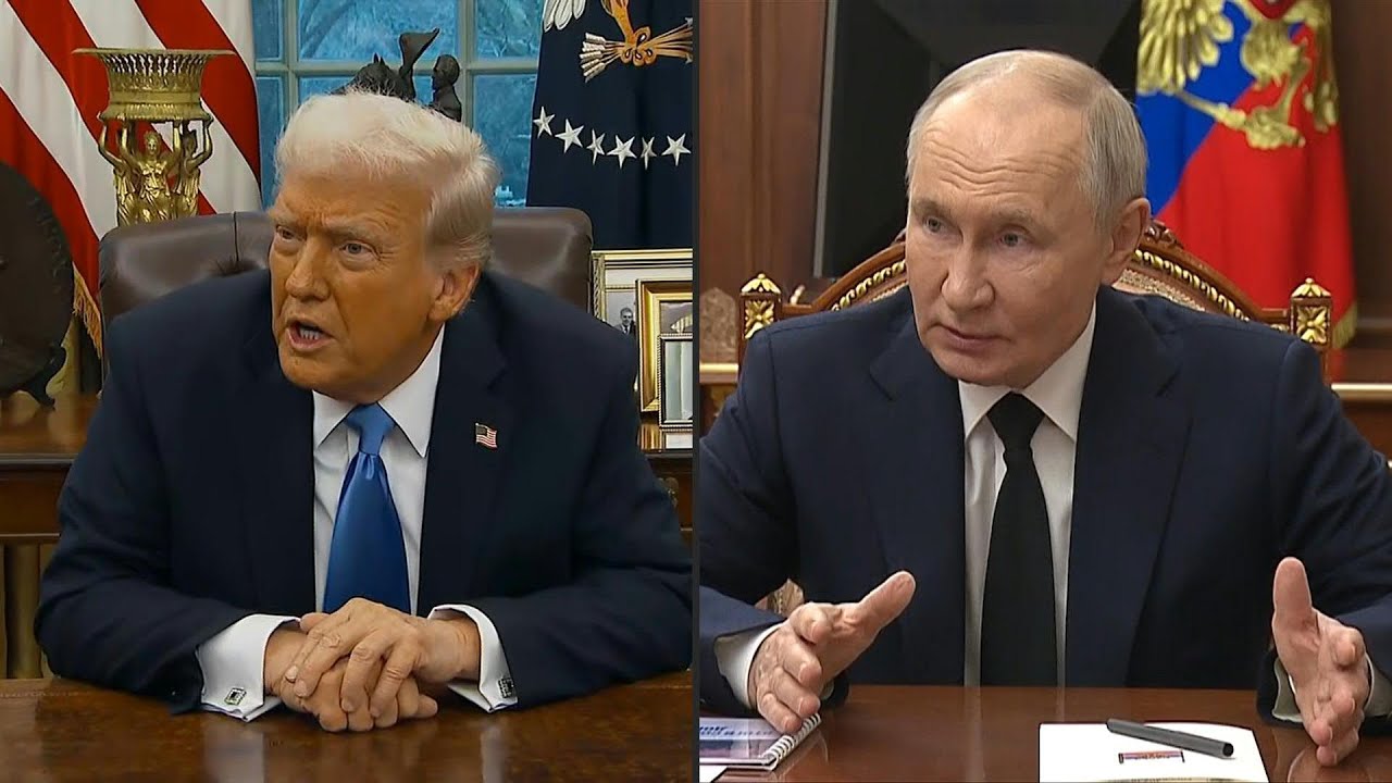 Trump e Putin conversam ao telefone e concordam em negociar paz na Ucrânia | AFP