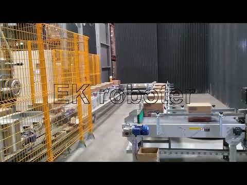 Palletizado De Cajas Con Robot FANUC