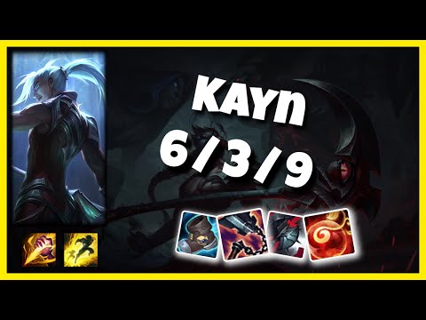Kayn vs Amumu EU Challenger JUNGLE (6/3/9) Gameplay Replay - Patch 10.23