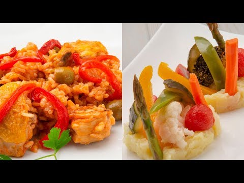 Arroz con pollo y verduras - Patatas aliñadas con encurtidos - Cocina Abierta de Karlos Arguiñano