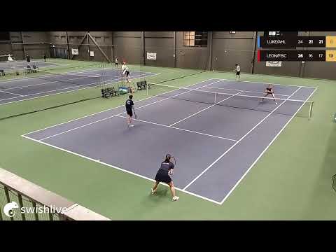2024 FIR RACKETLON WORLD CHAMPIONSHIPS MIXED FINAL LUKE/AHL VS LEON/FISC