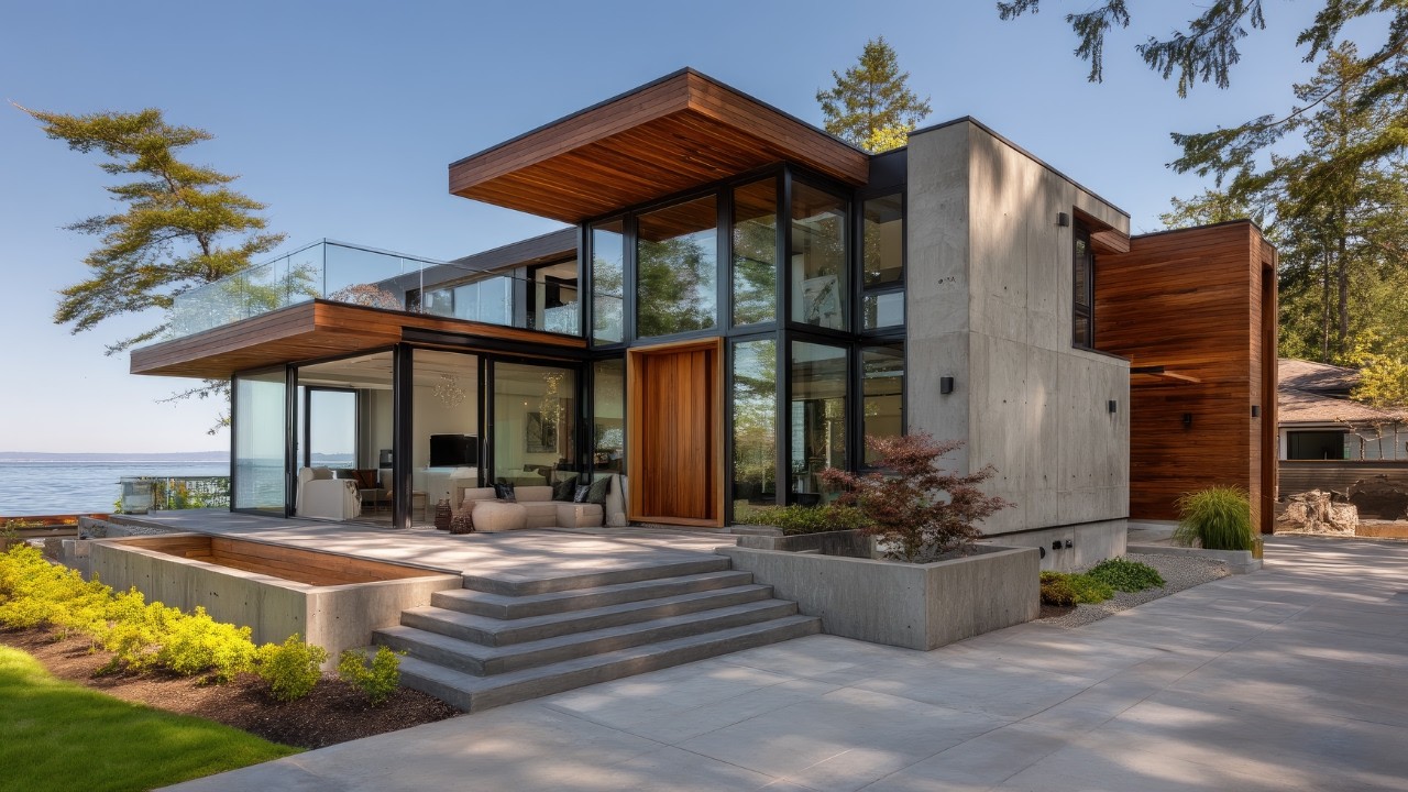 Dream Modern Minimalist Beach House | Relaxing Luxury Living by the Ocean