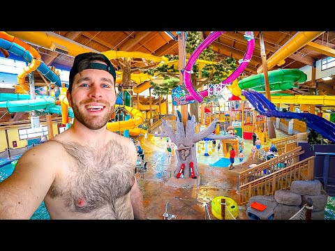 MASSIVE INDOOR Water Parks at Wisconsin Dells Wilderness! One Of Americas LARGEST Indoor Water Parks