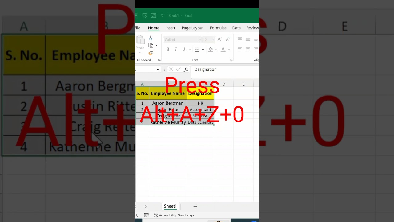 How to increase Text size in Excel | Excel me text kese bada kare #excel #microsoftexcel