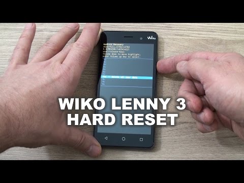 Wiko Lenny 3 hard reset